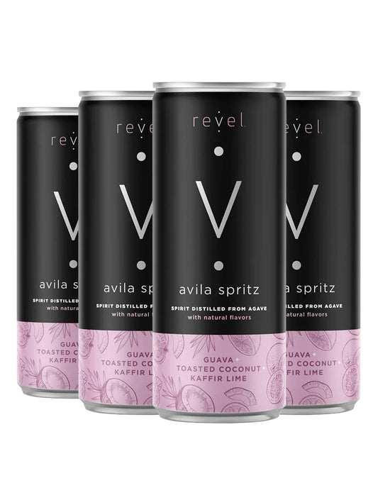 Revel Avila Spritz - Guava + Toasted Coconut + Kaffir Lime (4 Pack)